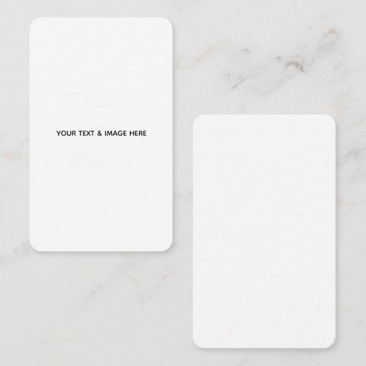 Carte De Visite Create Your Own wedding custom Flat Note Card (Devant / Derrière)