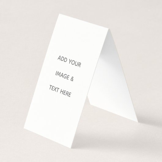 Carte De Visite Create Your Own white (Devant)