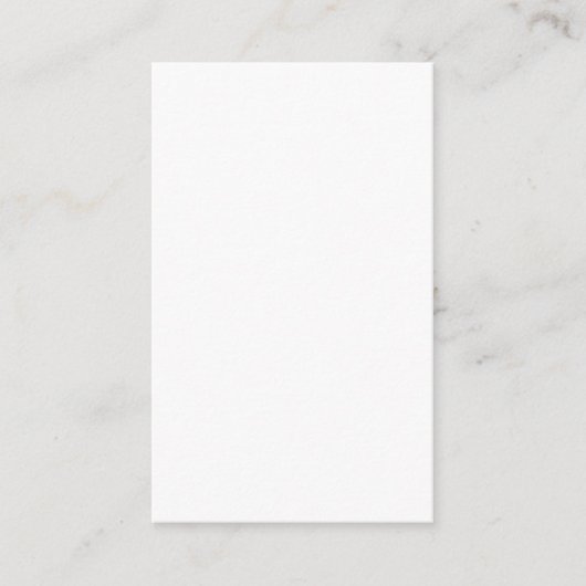 Carte De Visite Create Your Own white simple (Devant)