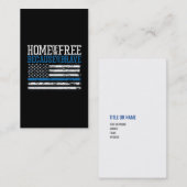 Carte De Visite CREATE-YOUR-PROWN do-it-yourself fine ligne bleue  (Devant / Derrière)