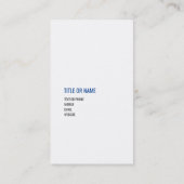 Carte De Visite CREATE-YOUR-PROWN do-it-yourself fine ligne bleue  (Dos)