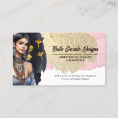 Carte De Visite Créateur artisanal de perles et de bijoux (Devant)