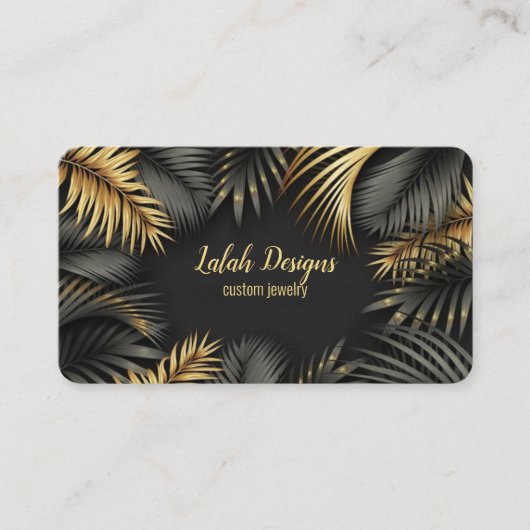 carte de visite créateur de bijoux (Devant)