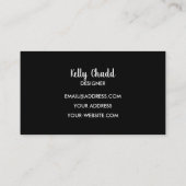 Carte De Visite Créateur de bijoux (Dos)