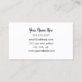 Carte De Visite Créateur de bijoux Black Crescent Moon (Dos)