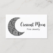 Carte De Visite Créateur de bijoux Crescent Moon (Devant)