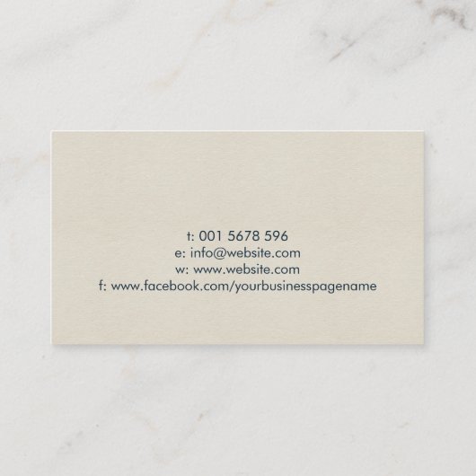 Carte De Visite Créateur de contenu - Copywriter - Freelance Write (Dos)