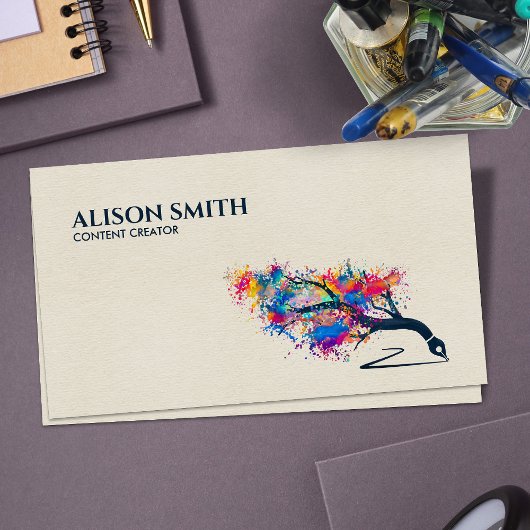 Carte De Visite Créateur de contenu - Copywriter - Freelance Write