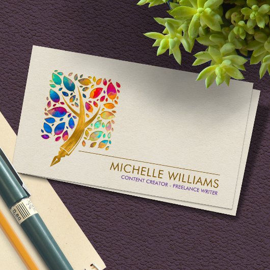 Carte De Visite Créateur de contenu - Copywriter - Freelance Write