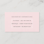 Carte de Visite Créateur de Sourcils (Dos)