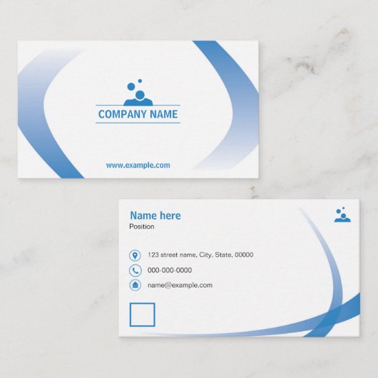 Carte de visite créatif (Devant / Derrière)