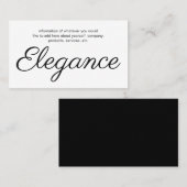 Carte De Visite Créatif (Devant / Derrière)