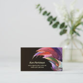 carte de visite créatif artistique (Debout devant)