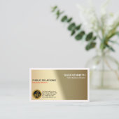 Carte De Visite Créatif artistique dans les relations publiques (Debout devant)