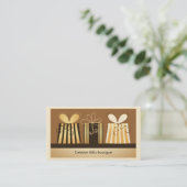 Carte de visite créatif de boutique de cadeaux (Debout devant)