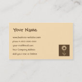 Carte de visite créatif de boutique de cadeaux (Dos)
