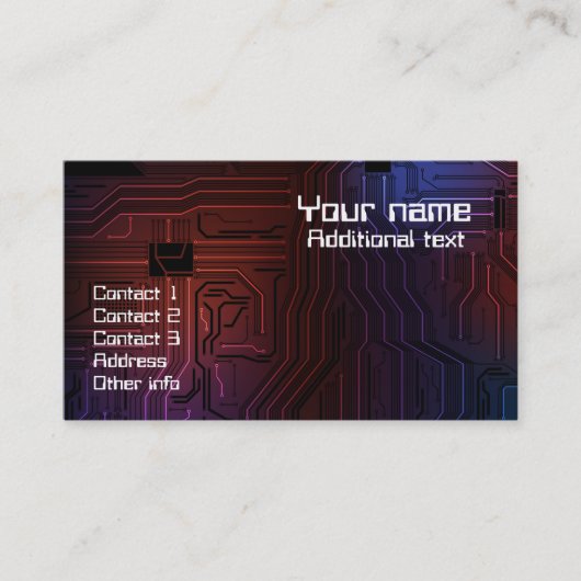 carte de visite créatif de conception (Devant)