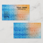 carte de visite créatif de conception (Devant / Derrière)