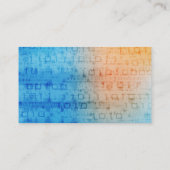 carte de visite créatif de conception (Dos)