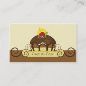Carte de visite créatif de gâteau (Dos)