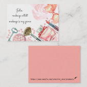 carte de visite créatif de maquilleur (Devant / Derrière)