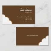 Carte de visite créatif drôle de morsure de (Devant / Derrière)