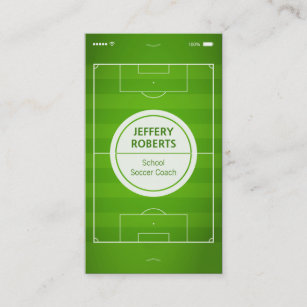 Cartes De Visite Le Football Personnalisees Zazzle Be