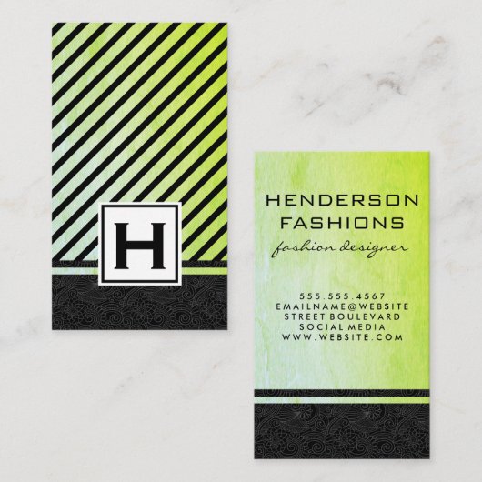 Carte De Visite Créatif moderne (Devant / Derrière)