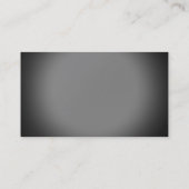 Carte de visite créatif moderne gris clair (Dos)