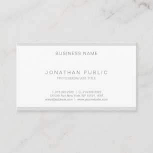 Carte De Visite Créatif Moderne Minimal Simple Élégant Luxe