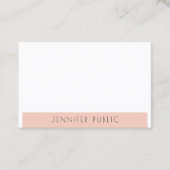 Carte De Visite Créatif Professionnel Moderne Design simple tendan (Devant)