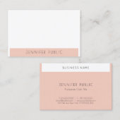 Carte De Visite Créatif Professionnel Moderne Design simple tendan (Devant / Derrière)