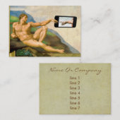 Carte De Visite Création D'Adam Via Smartphone (Devant / Derrière)