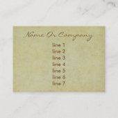 Carte De Visite Création D'Adam Via Smartphone (Dos)