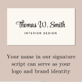 Carte De Visite Création de code QR de script moderne