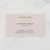 Carte De Visite Création Moderne Design Simple Professionnel Haut (Dos)
