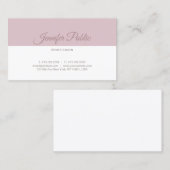 Carte De Visite Création Simple Design Professionnel Plat Moderne (Devant / Derrière)