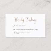 Carte De Visite Créations de la rive de Gigi (Dos)