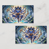 Carte De Visite 🎨 Créations Divines : Ventilateur Art Images de D (Devant / Derrière)