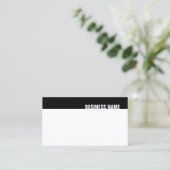 Carte De Visite Creative Black Blanc Moderne Simple Modèle tendanc