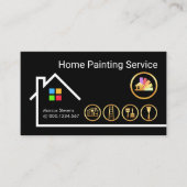 Carte De Visite Creative Building Frame Painter Handyman (Devant)