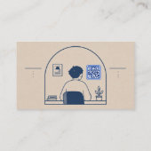 Carte de visite créative de graphiste (Dos)
