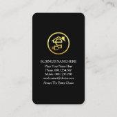 Carte De Visite Creative Electrical Lightbulb Beam (Dos)