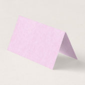 Carte De Visite Créative Feminine Rose tendance Plaine stylish Sim (Dos)