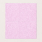 Carte De Visite Créative Feminine Rose tendance Plaine stylish Sim (Intérieur déplié)