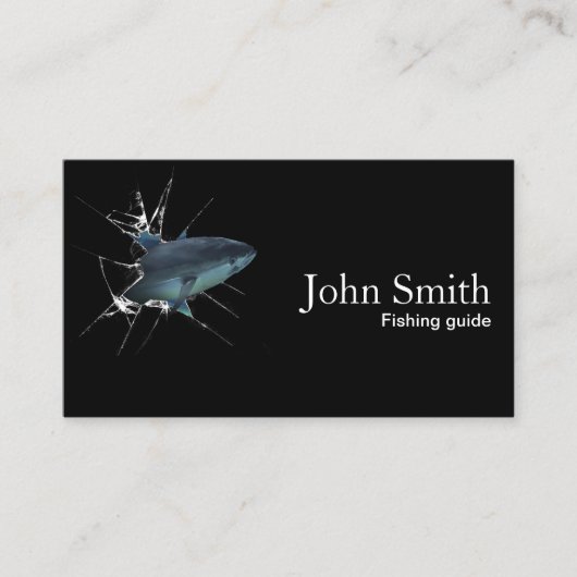 Carte De Visite Creative Fishing Guide Professionnel (Devant)