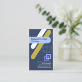 Carte De Visite Creative Global Crisscross Liens PDG Fondateur (Debout devant)