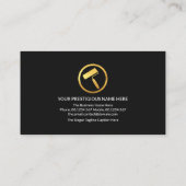 Carte De Visite Creative Gold Roof Building Home Peinture Service (Dos)