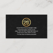 Carte De Visite Creative Gold Rooftop Handyman Tools (Dos)