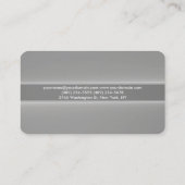 Carte De Visite Creative Grey Personal Trainer Sport (Dos)